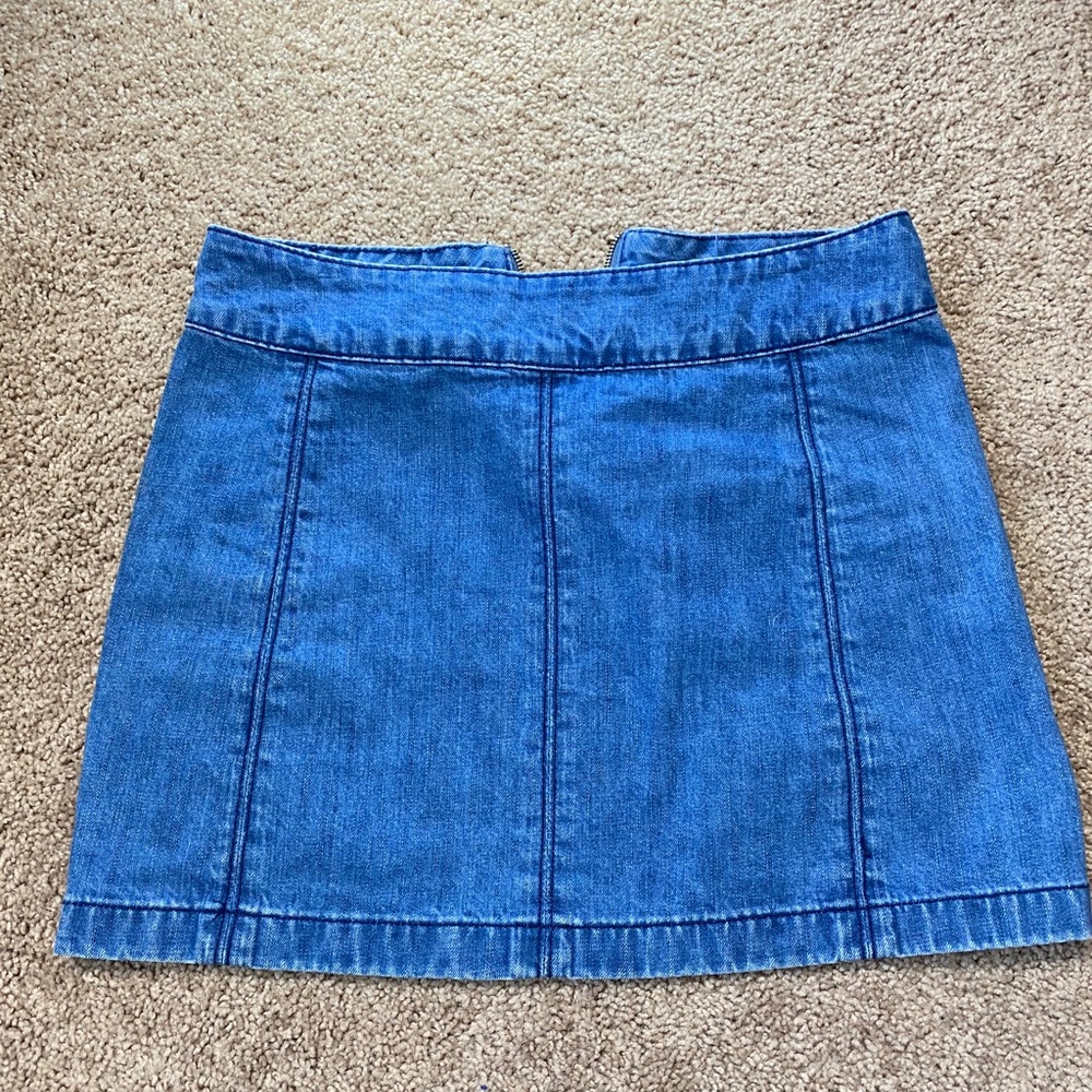 Free People Denim Skirt